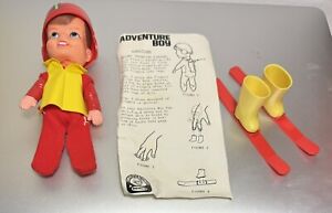 Vtg 1970 Remco ADVENTURE BOY Doll FIGURE Finger Ding PUPPET