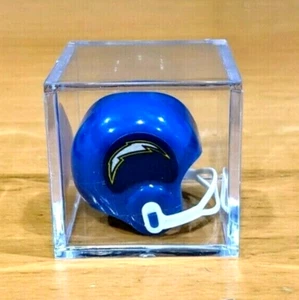 OPI NFL S.D. / L.A. CHARGERS VTG NFL Mini Gumball Football Helmet & Display Box! - Picture 1 of 5
