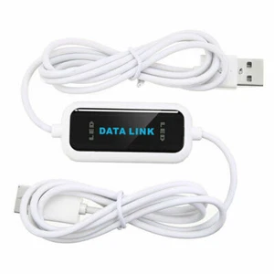 USB 2.0 Datenkabel PC zu PC Data Kabel link Kabel Ladekabel Datentransfer Cable - Bild 1 von 9