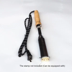 Custom made Brass stamp Leather Seal Wood heat Embosser Soldering Iron LOGO Tool - Picture 1 of 24