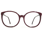 Montures de lunettes vintage Emilio Pucci EP 401 235 rouge Bourgogne rondes 54-18-145