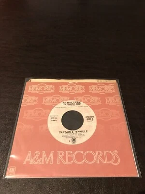 45 RPM VINYL RECORD -CAPTAIN & TENNILLE -THE WAY I WANT TO TOUCH YOU & LOVE WILL - Image 1 of 2
