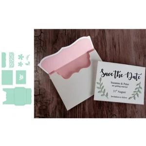 Juego de sobres pequeños troqueladores de metal plantillas para DIY Scrapbooking manualidades - Imagen 1 de 6
