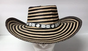 Sombrero Colombiano Sombrero Sinuano Flecha Caña Flecha Vueltiao Estilo Panamá Talla 4 - Imagen 1 de 9