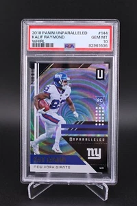 PSA 10 2018 Panini Unparalleled /100 Kalif Raymond RC Whirl GEM MINT - Bild 1 von 2