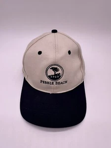 Pebble Beach 1919 Hat By Pebble Beach Collection Tan & Navy - Picture 1 of 9