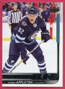 MASON APPLETON 2018-19 UD UPDATE YOUNG GUNS #516 WINNIPEG JETS - Picture 1 of 2