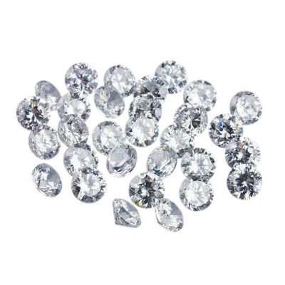 Lab Grown CVD Diamond Round VVS/VS Clarity D-E-F Color 2 mm 1.00 CT /33 Pcs Lot - Image 1 of 3