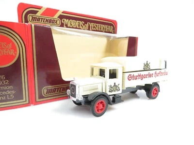 Matchbox Models of Yesteryear Y6 1932 Camion MB L5 Stuttgarter Hofbräu #9129 - Bild 1 von 4