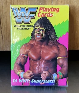 Vtg 1991 Sealed WWF World Wrestling Superstars Playing Cards with Hulk Hogan - Picture 1 of 6