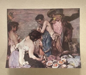 Frank Brangwyn Color Print The Fisherwomen 1925 Plate II - Picture 1 of 5