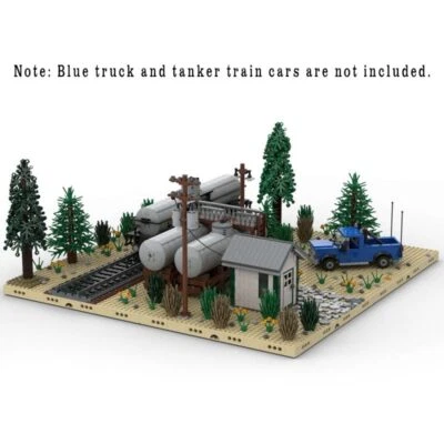 National Oil Tanks Model for City and Town Theme 2656 Bricks MOC-98501 Gift - Image 1 of 4