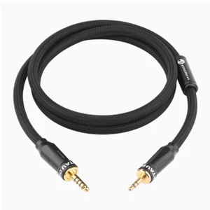 HiFi 4.4mm to 3.5mm Audio Cable Gold Plated Adapter Cable for Phone Headphone - Picture 1 of 4