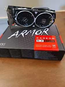MSI AMD Radeon RX 570 8GB OC edition GDDR5 Graphics Card (RADEONRX570ARMOR8G) - Picture 1 of 3