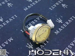 Maserati goldene ovale Uhr Borduhr Gold Vergoldet oval Analog Biturbo 313620117 - Bild 1 von 2