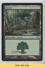2007 Magic: The Gathering - Core Set: 10th Edition Forest #382 READ 0b5