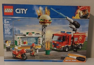 New! Lego City #60214 Burger Bar Fire Rescue - Image 1 of 4
