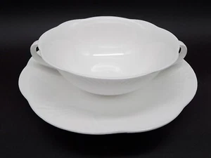 Villeroy & Boch Porzellan,Suppentasse mit Untertasse, Arco Weiss - Bild 1 von 9