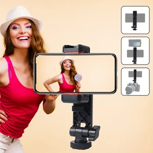 NEW Universal Adapter Mount Phone Clip Holder Stand for Phone Tripod Camera - Picture 1 of 10