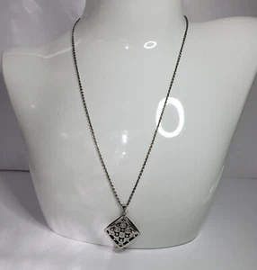 Kultaseppa Salovaara Finland Sterling Modernist Pendant + .900 Silver Necklace - Picture 1 of 7