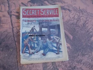 SECRET SERVICE #1253 OLD KING BRADY FRANK TOUSEY DIME NOVEL - Picture 1 of 1