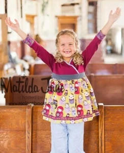 NWT MATILDA JANE Character Counts Bianca Wrap Top Russian Dolls 6 Girls - Picture 1 of 5