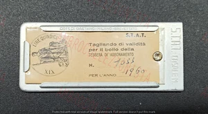 Abbonamento Autobus Autolinee STAT - 1960 - Casale Monferrato Balzola - Picture 1 of 2
