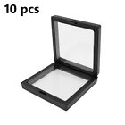 Jewelry Gemstone Stand Coin 3d Display Case Frame Floating Box Albums 1/5/10pcs