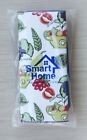 NEW Smart Home Essential for Living 10 pc Kitchen Towel Set PURPLE & WHITE Fruit