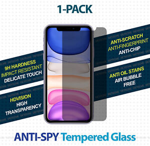 1-3 PACK Anti Spy Privacy Tempered GLASS Screen Protector iPhone 14 13 12 11 XR