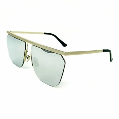 Occhiali da sole uomo donna montatura argento con lenti specchiate FP 5017 - Immagine 1 di 4