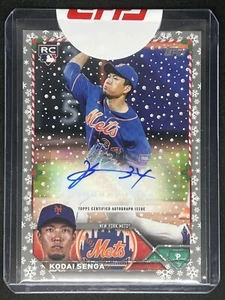 KODAI SENGA 2023 Topps Holiday Mega Silver Metallic Rookie RC Auto #/10 #HAC-KS - Picture 1 of 2