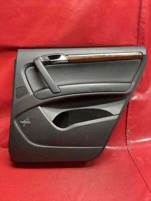 2009 AUDI Q7 REAR RIGHT PASSENGER SIDE INTERIOR DOOR PANEL TRIM OEM - Image 1 of 4