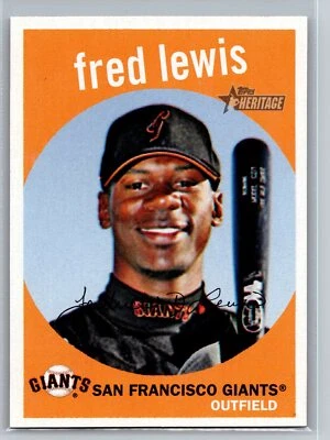 Fred Lewis 2008 Topps Heritage BASEBALL #364 San Francisco Giants - Image 1 of 2