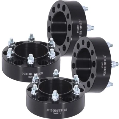 4 pcs Hub Centric Wheel Spacers 2" For Toyota Tacoma Sequoia 4Runner 6 Lug 6x5.5 Foto 1 de 4