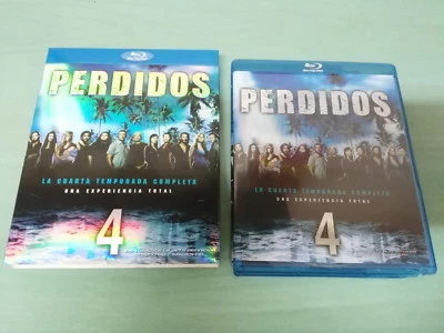 PERDIDOS LOST TEMPORADA 4 COMPLETA - 5 X BLU-RAY + EXTRAS ESPAÑOL ENGLISH - AM - Imagen 1 de 4