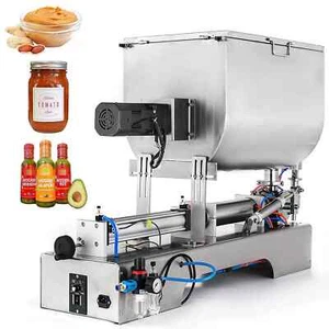 Mixing Filling Machine 80L Hopper 100-1000ml Liquid Paste Filler - Picture 1 of 7