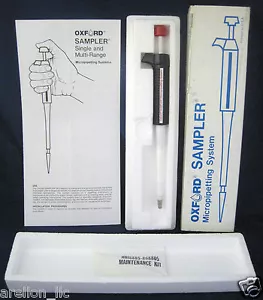 NEW 200uL Fixed Volume Micro Pipette Oxford Series 8000 Precision Sampler Pipet - Bild 1 von 5