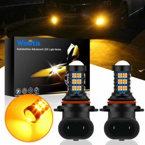 LED Fog Light Bulb Yellow 9006 30-SMD for Lexus IS250 IS350 2006 07 08 2009 2010 - Picture 1 of 8