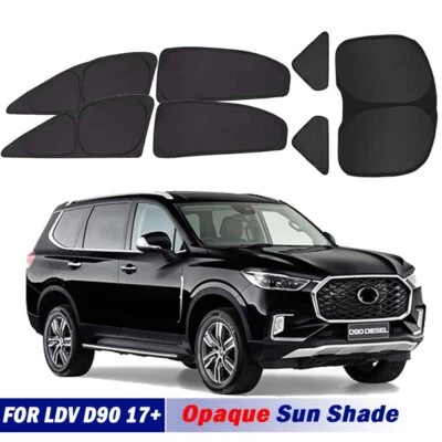 New Blockout Sunshade Privacy SunShade For LDV D90 SV9A 2017-2025 Sleep Camping - Image 1 of 4