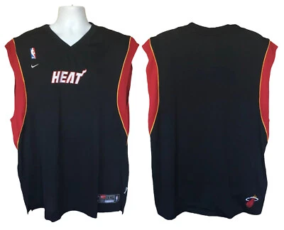 Vintage Nike Team Dri-Fit NBA Official Miami Heat Practice Jersey Mens 3XL - Image 1 of 4