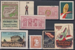 F-EX5782 AUSTRIA OSTERREICH CINDERELLA STAMPS  MH - NO GUM. - Picture 1 of 1