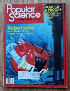 Popular Science diciembre de 1981; fotografía; reproductores de discos de video; submarinos robot - Imagen 1 de 4