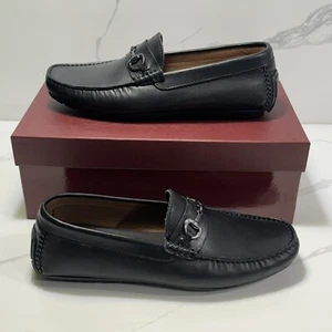 Mocasines To Boot New York Nashua Penny Bit Driver Cuero Negro Para Hombre Talla 13 - Imagen 1 de 7