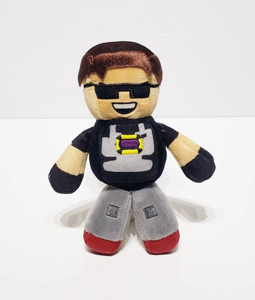 Tube Heroes Sky Does Minecraft Plush Doll Figure YouTube Minecraft Gamer 7" EUC - Image 1 of 4