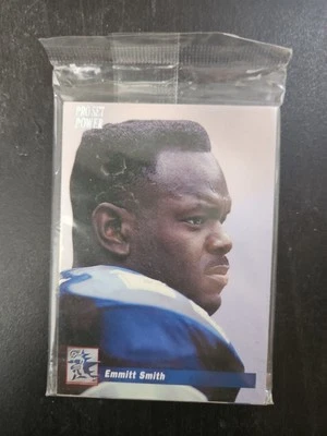 1993 Pro Set Power Emmitt Smith Unopened Commemorative Cello Pack Set 1-10 - Image 1 of 2