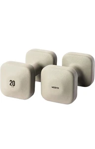 WeGym Safegrip Manubri, Antiscivolo, Antirollio, Manici Spessi, Coppia 20LB! - Foto 1 di 5
