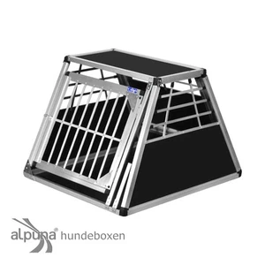 N76 Hundetransportbox Gitterbox Aluminium Transportbox Hundebox Alubox Autobox - Bild 1 von 7