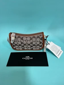 AUTHENTIC Coach Swinger 20 In Crystal Signature Jacquard In Burnished Amber ✅✅ - Picture 1 of 8