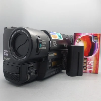 Sony Handycam CCD-TR425E Handheld Video8 XR Camcorder Black Tested - Image 1 of 4